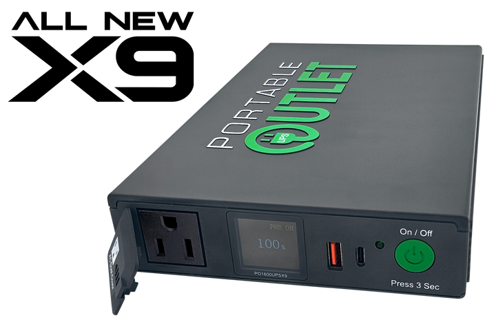 Portable Outlet X9 Uninterruptible Power Supply & CPAP Battery