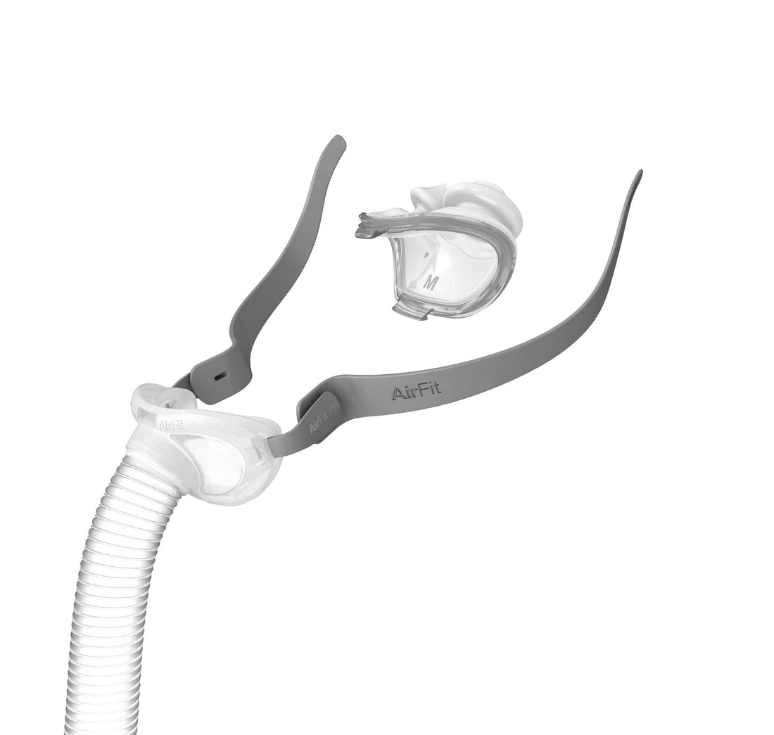Resmed – AirFit P10 Nasal Pillow Mask System (incl S, M, and L Nasal Pillows)